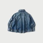 Komugi Denim Annie Bolero G Jacket Distressed