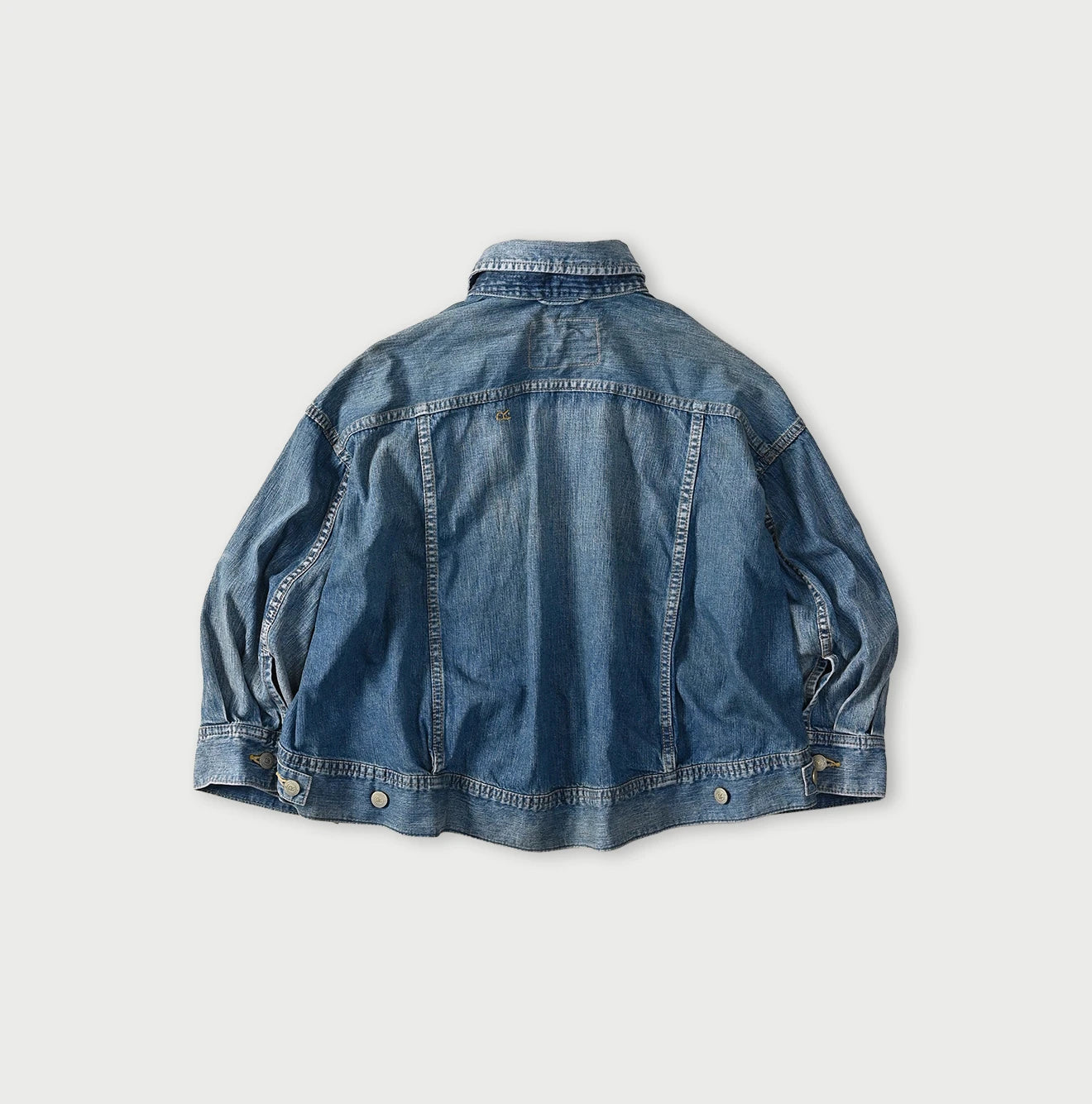 Komugi Denim Annie Bolero G Jacket Distressed
