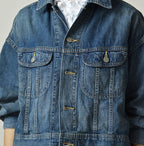 Komugi Denim Annie Bolero G Jacket Distressed