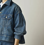 Komugi Denim Annie Bolero G Jacket Distressed