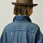 Komugi Denim Annie Bolero G Jacket Distressed