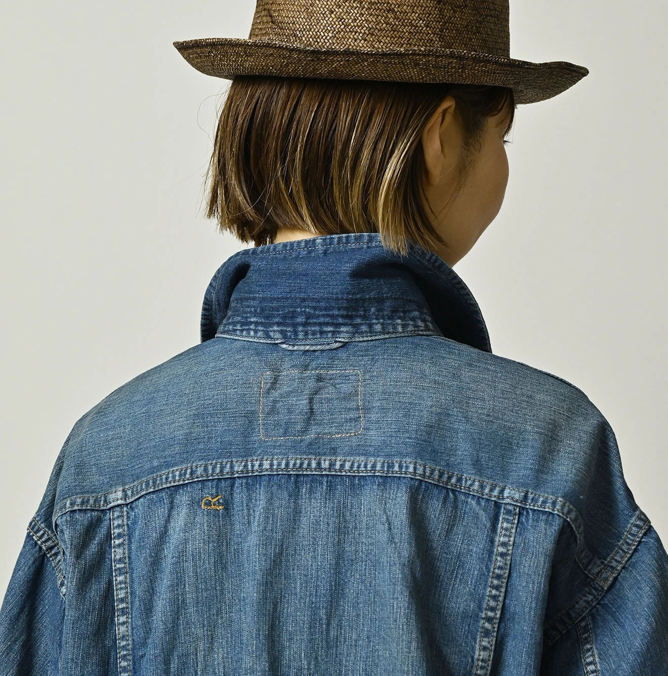 Komugi Denim Annie Bolero G Jacket Distressed