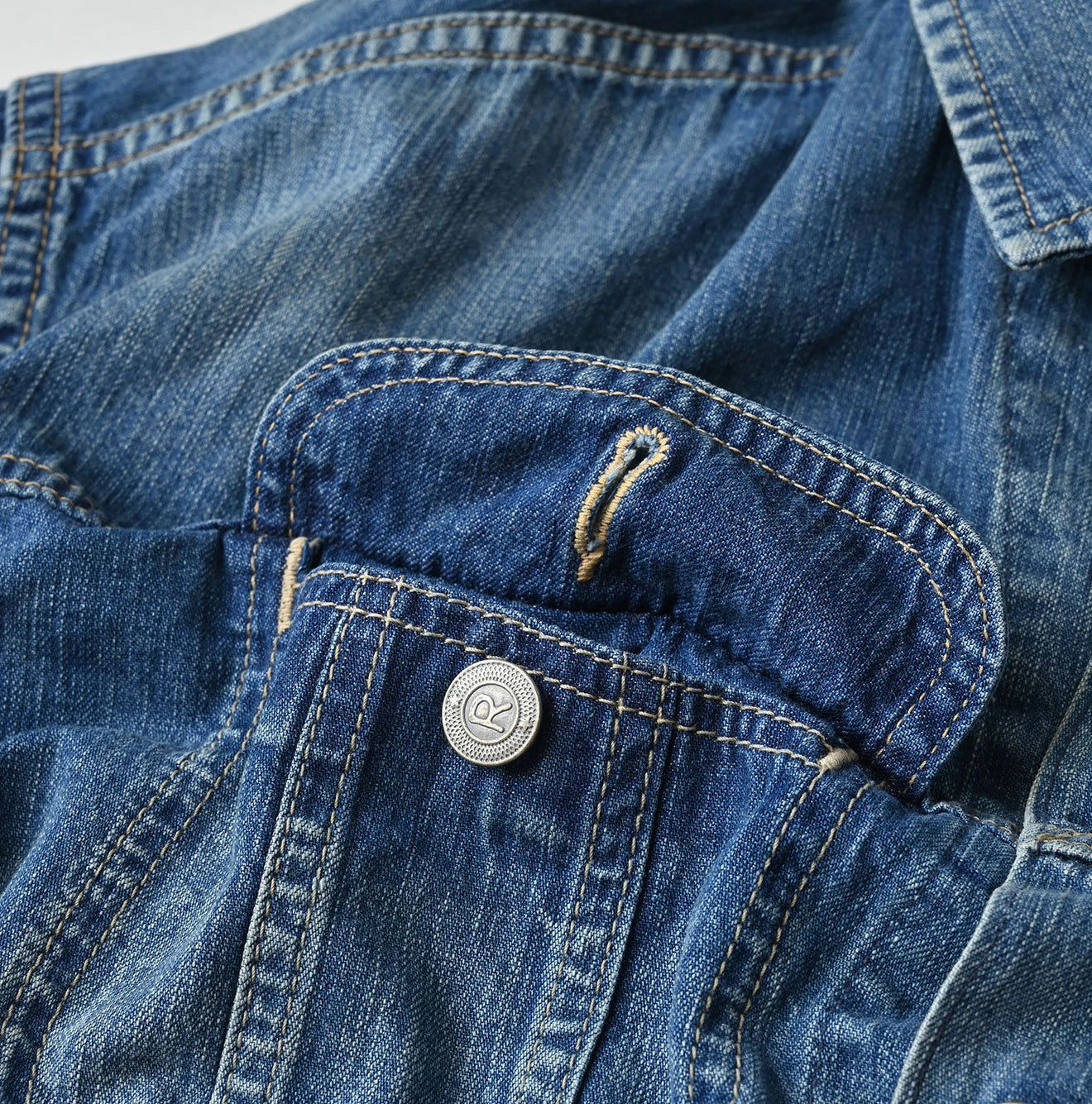 Komugi Denim Annie Bolero G Jacket Distressed