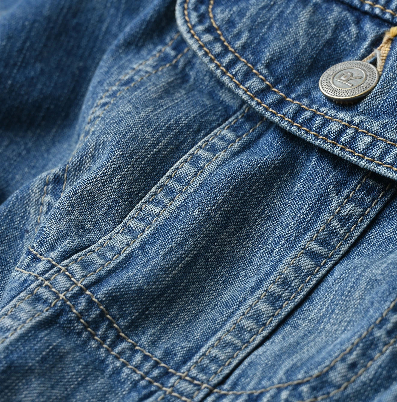 Komugi Denim Annie Bolero G Jacket Distressed