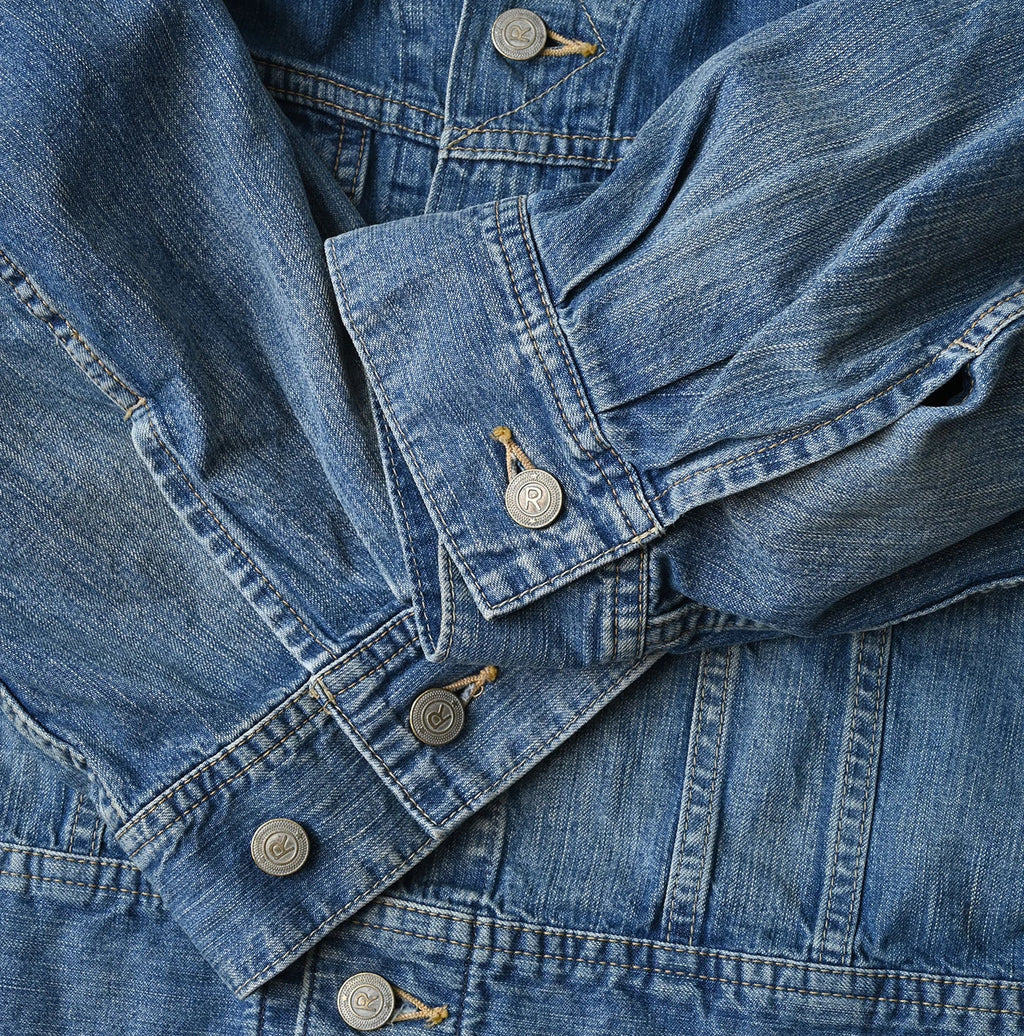 Komugi Denim Annie Bolero G Jacket Distressed