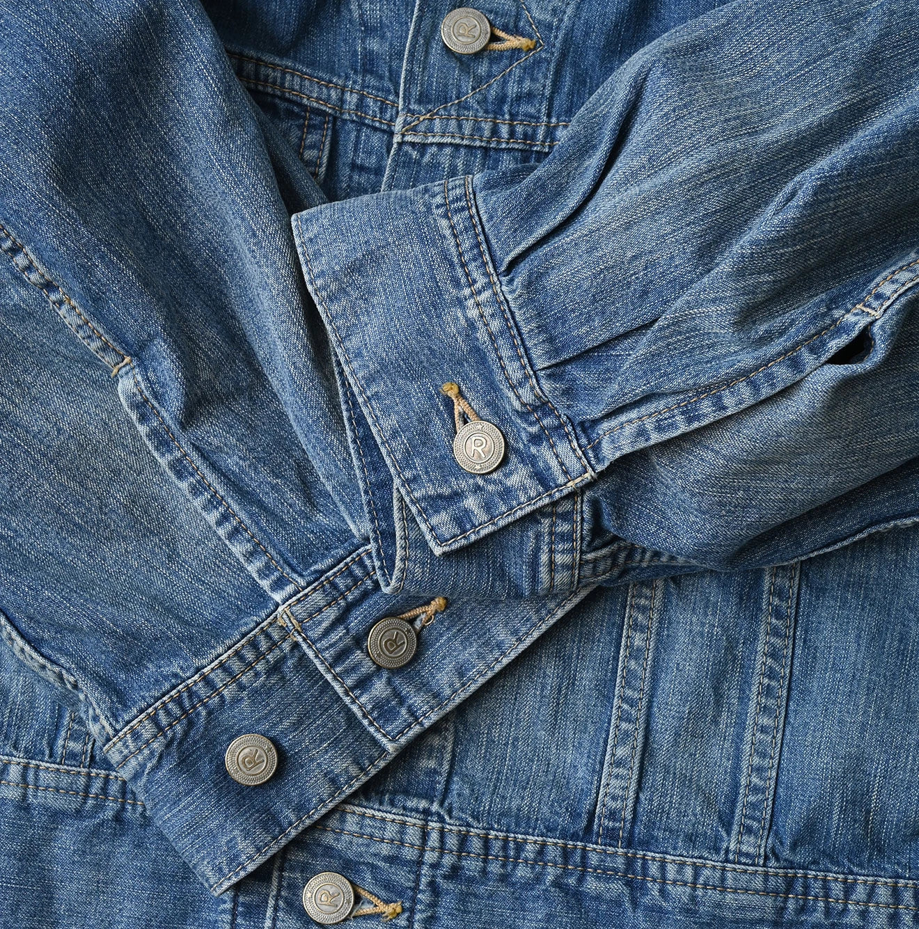 Komugi Denim Annie Bolero G Jacket Distressed