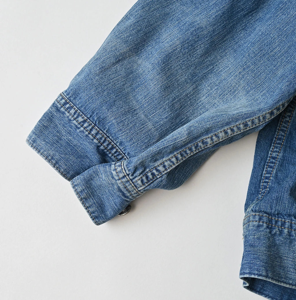 Komugi Denim Annie Bolero G Jacket Distressed
