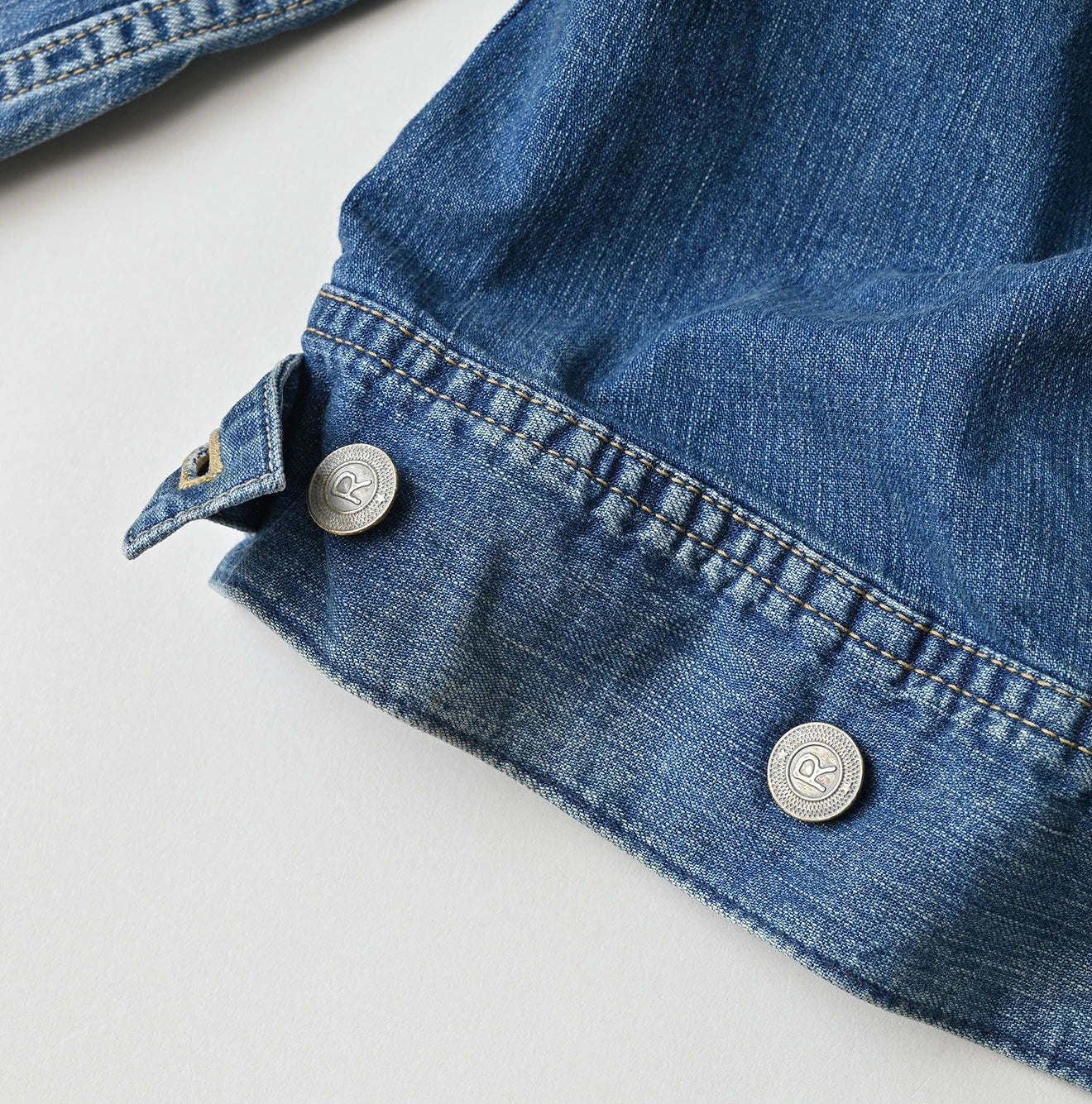 Komugi Denim Annie Bolero G Jacket Distressed