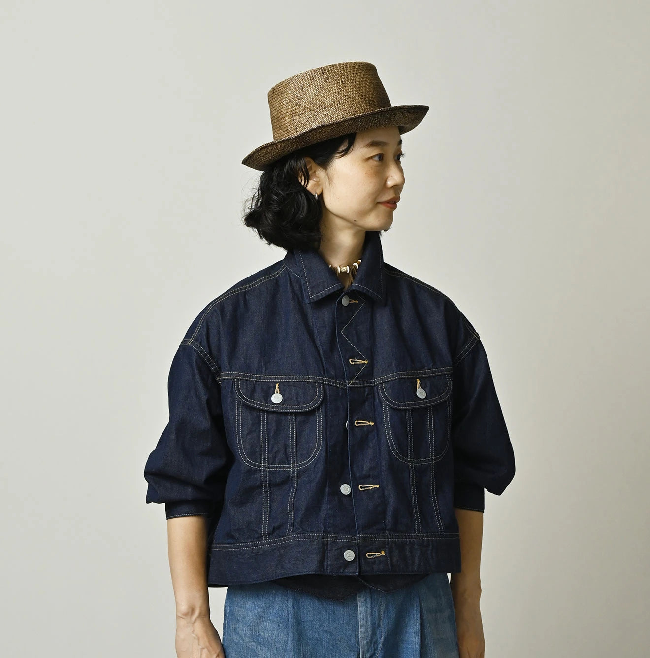 Komugi Denim Annie Bolero G Jacket Nou