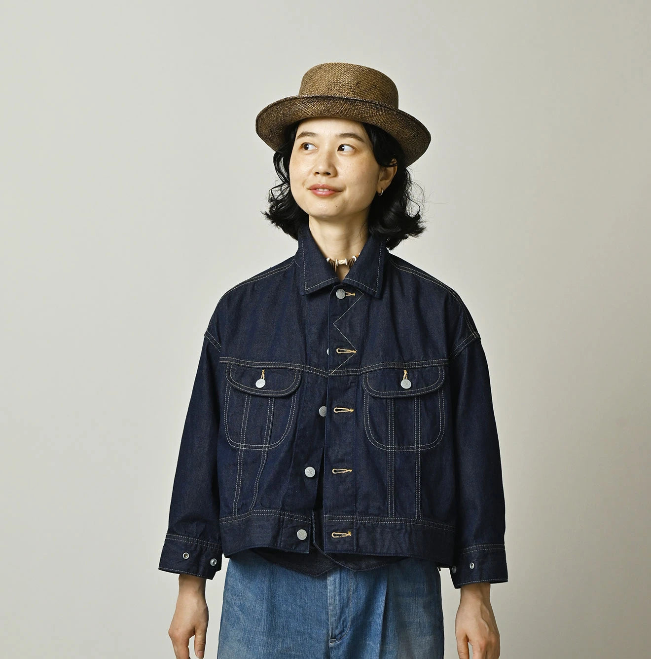 Komugi Denim Annie Bolero G Jacket Nou