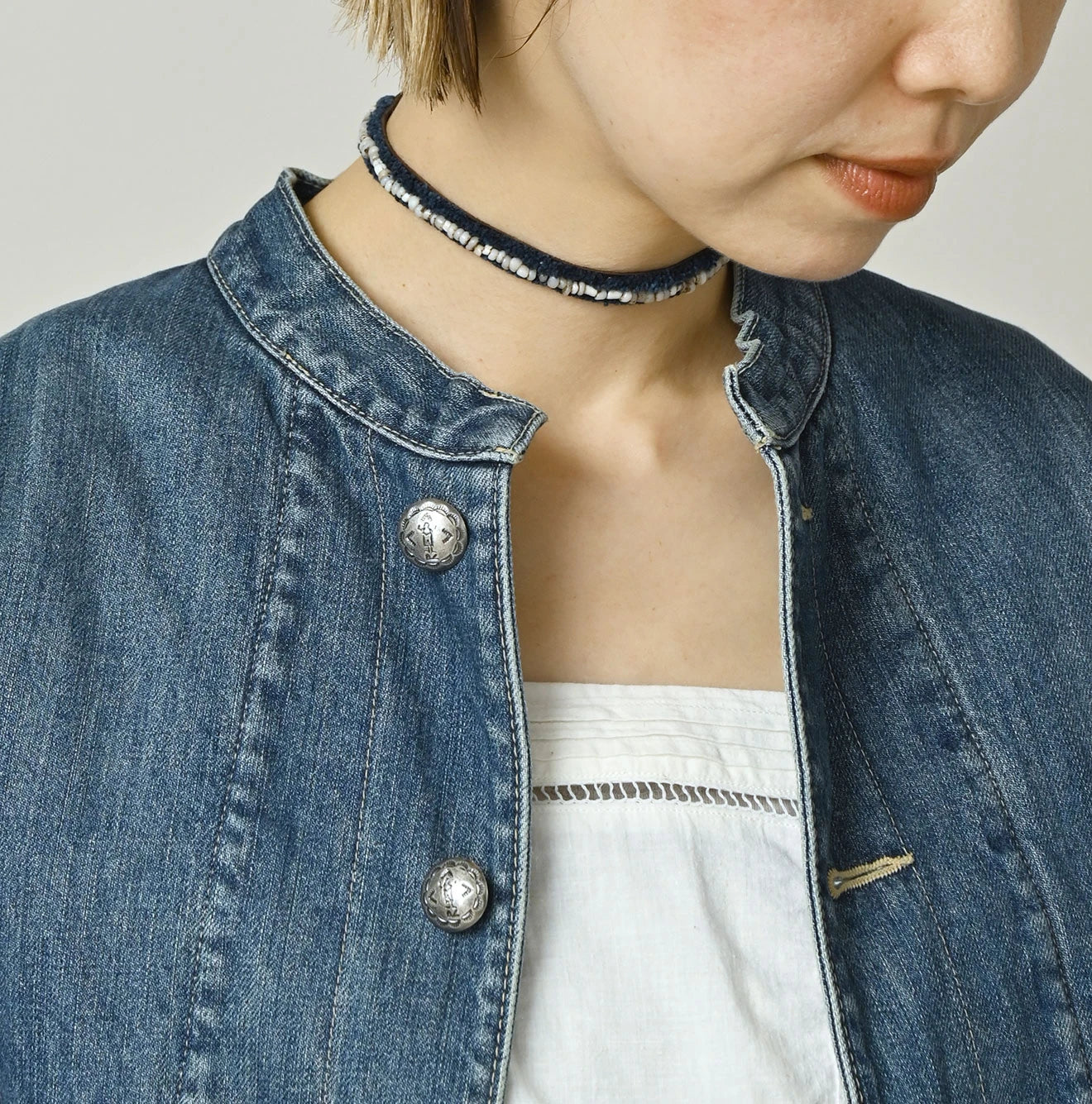 Komugi Denim x Quilt Petit Coverall Zyu