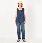Ai Khadi Lace de No Sleeve T-shirt Female Model