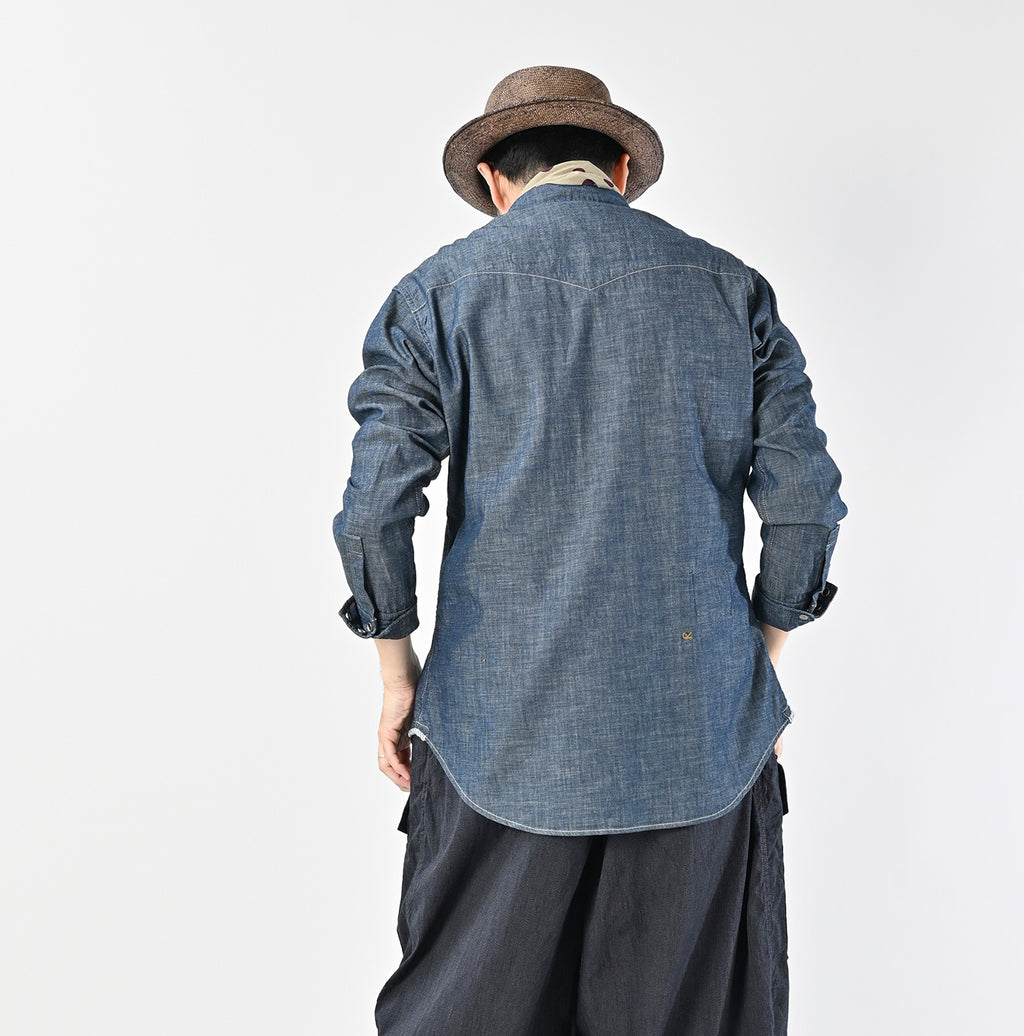 Ruri Dungaree Denim 908 Eastern Shirt Nou Male Model