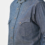 Ruri Dungaree Denim 908 Eastern Shirt Nou Detail