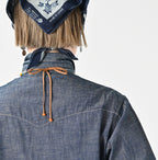Ruri Dungaree Denim 908 Eastern Shirt Nou Detail