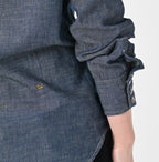 Ruri Dungaree Denim 908 Eastern Shirt Nou Detail