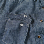 Ruri Dungaree Denim 908 Eastern Shirt Nou Detail