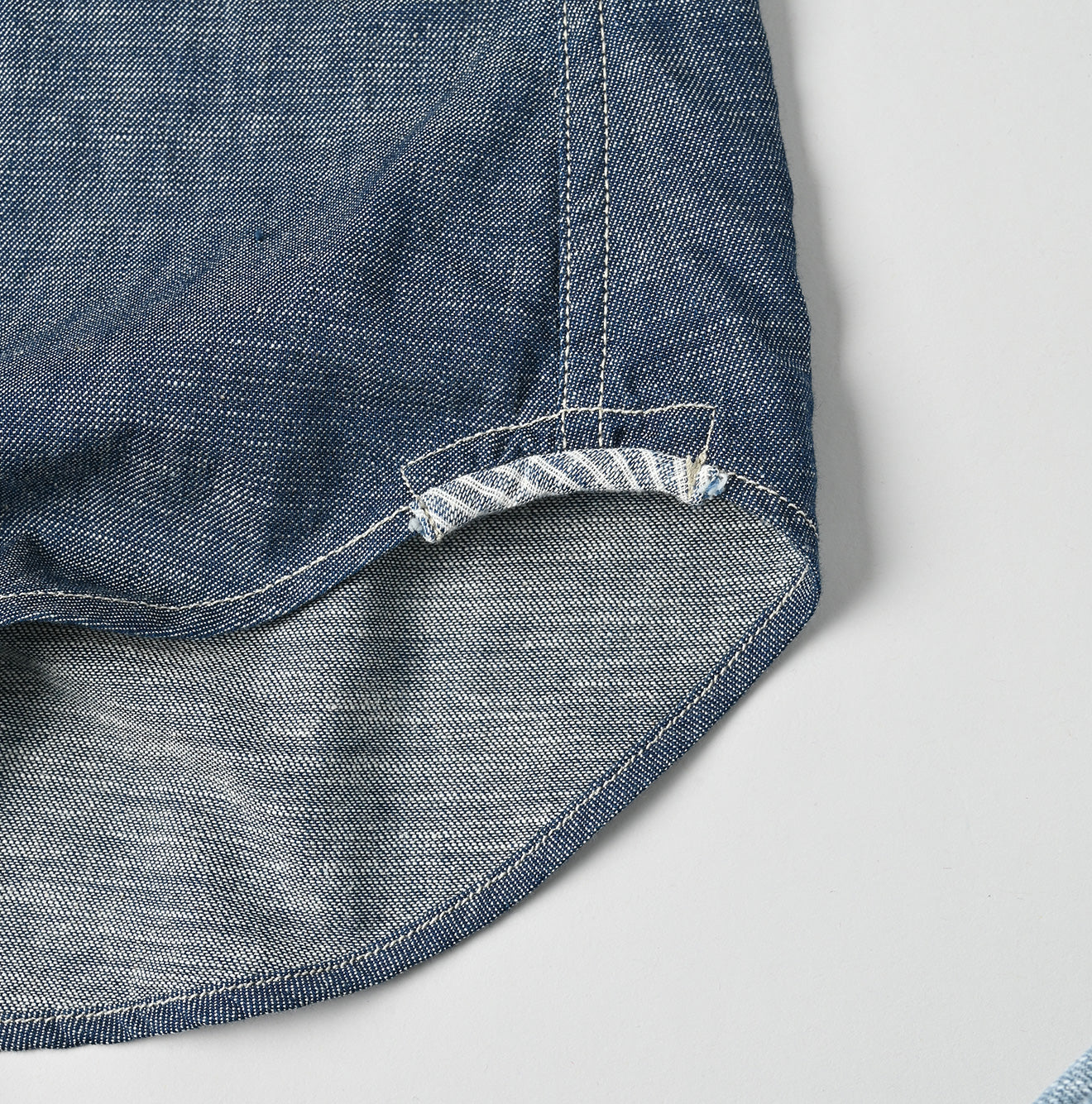 Ruri Dungaree Denim 908 Eastern Shirt Nou Detail