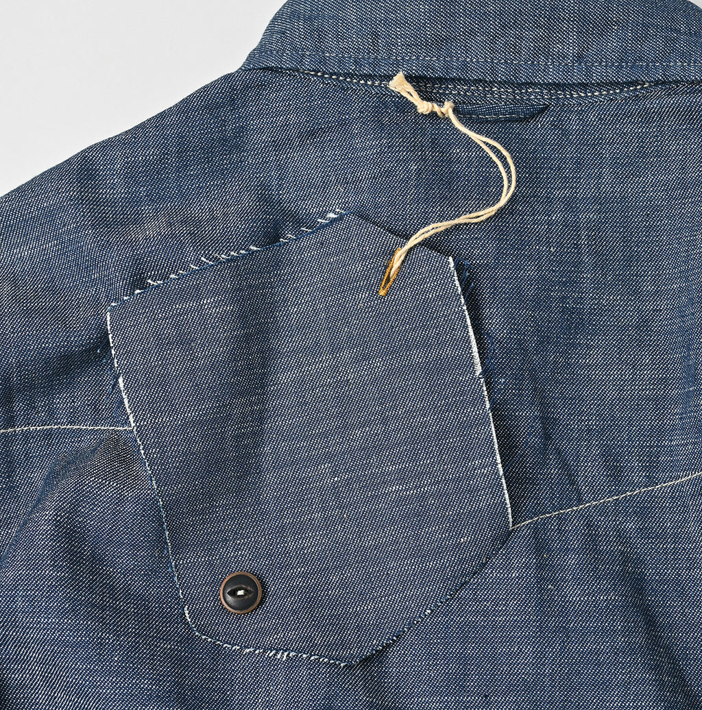 Ruri Dungaree Denim 908 Eastern Shirt Nou Detail