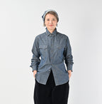 Ruri Dungaree Denim 908 Eastern Shirt Nou Female Model