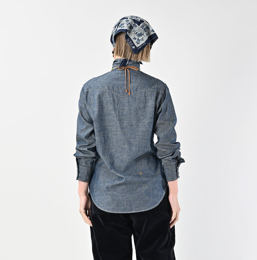 Ruri Dungaree Denim 908 Eastern Shirt Nou Female Model