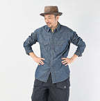 Ruri Dungaree Denim 908 Eastern Shirt Nou Male Model