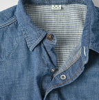 Ruri Dungaree Denim 908 Eastern Shirt Distressed Detail