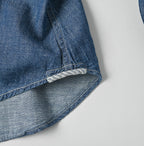 Ruri Dungaree Denim 908 Eastern Shirt Distressed Detail
