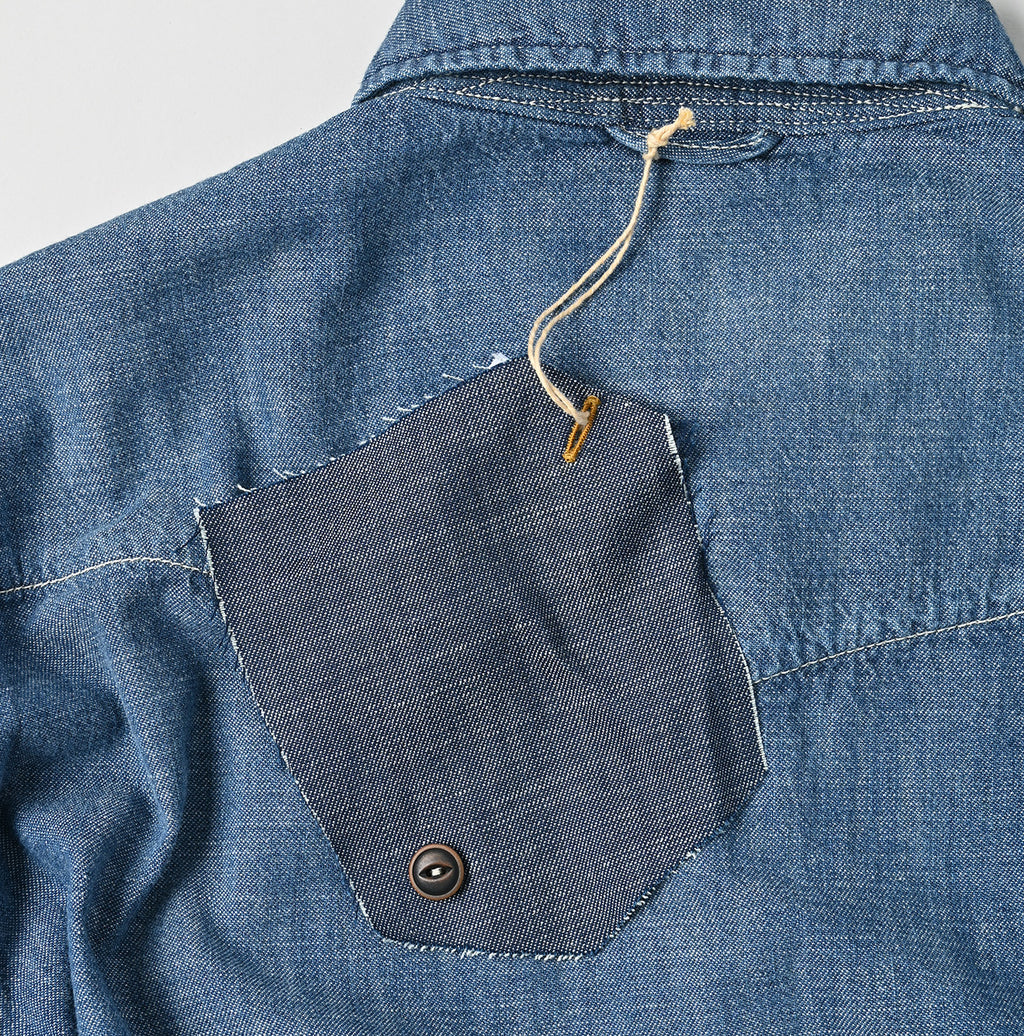 Ruri Dungaree Denim 908 Eastern Shirt Distressed Detail