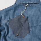 Ruri Dungaree Denim 908 Eastern Shirt Distressed Detail