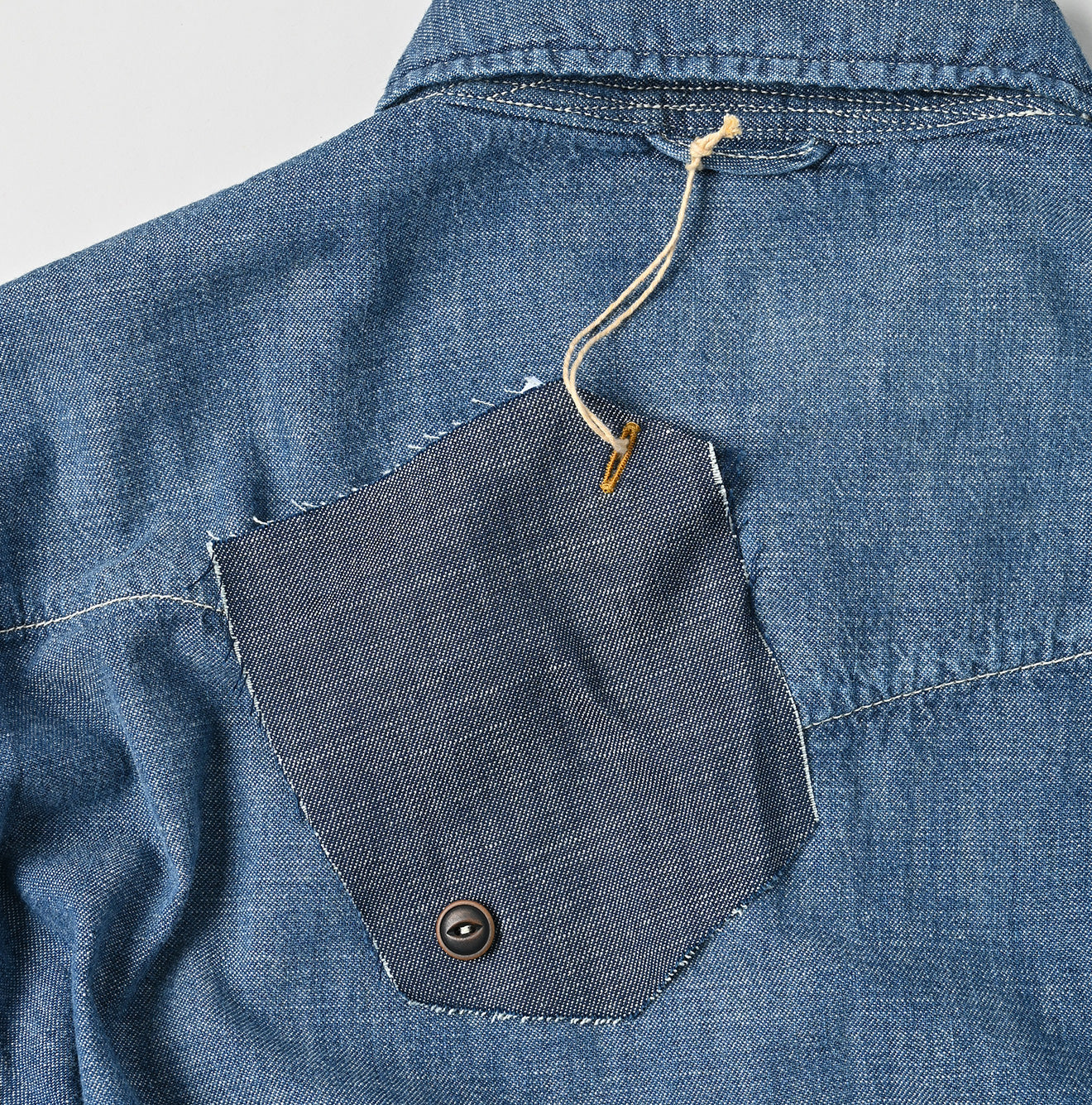 Ruri Dungaree Denim 908 Eastern Shirt Distressed Detail