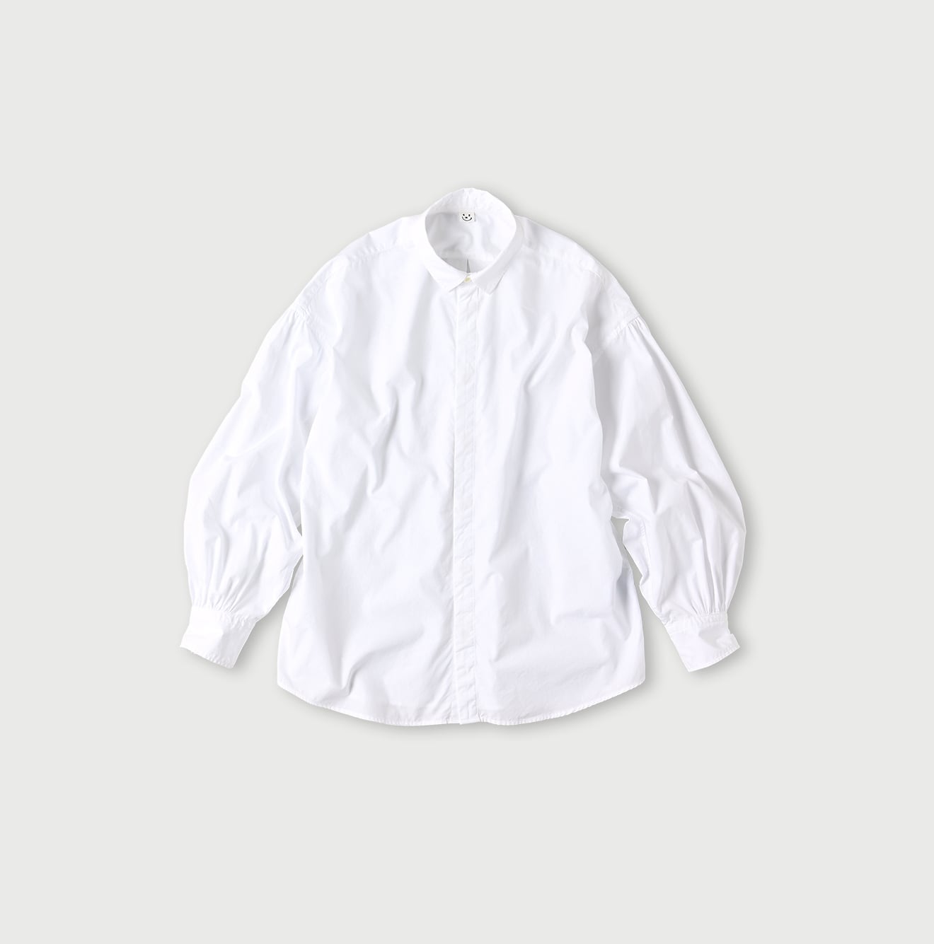 Broadcloth Petit Collar Coupe Shirt White