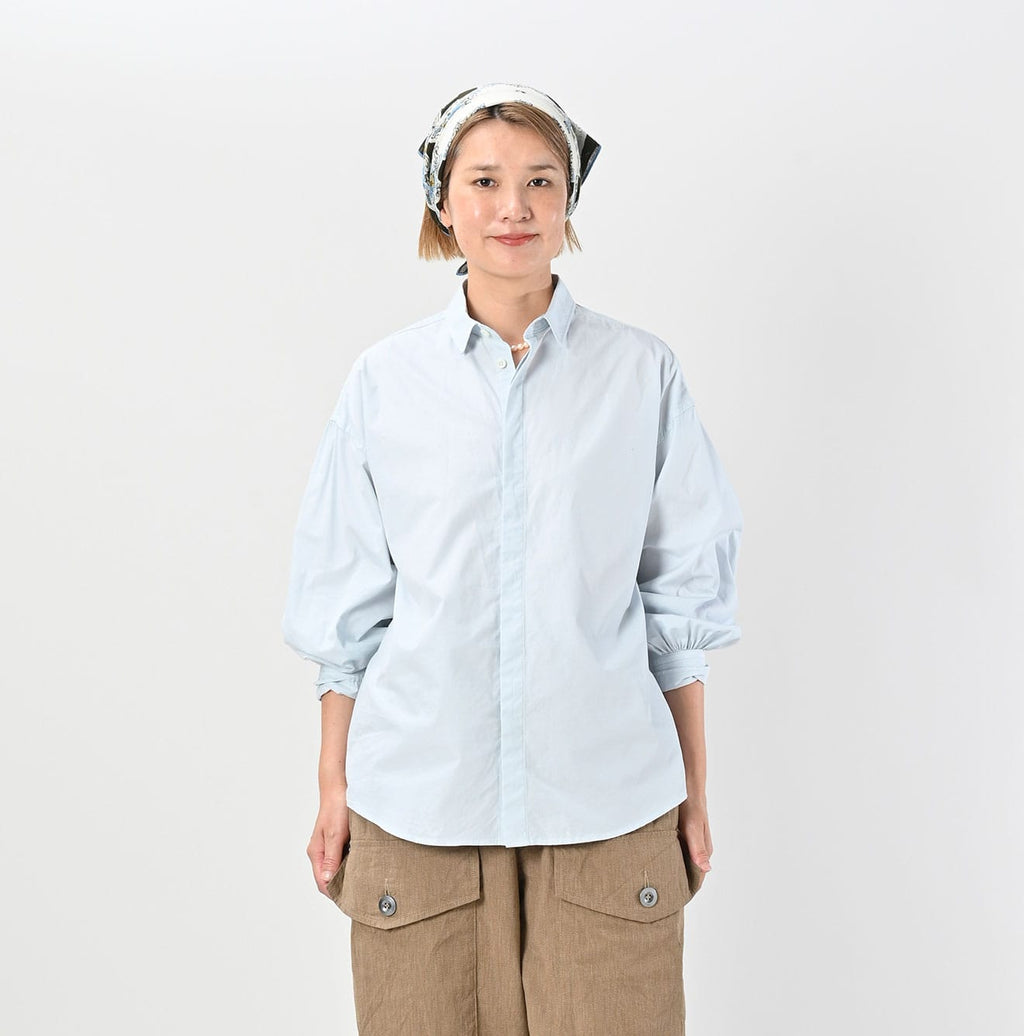 Broadcloth Petit Collar Coupe Shirt Female Model