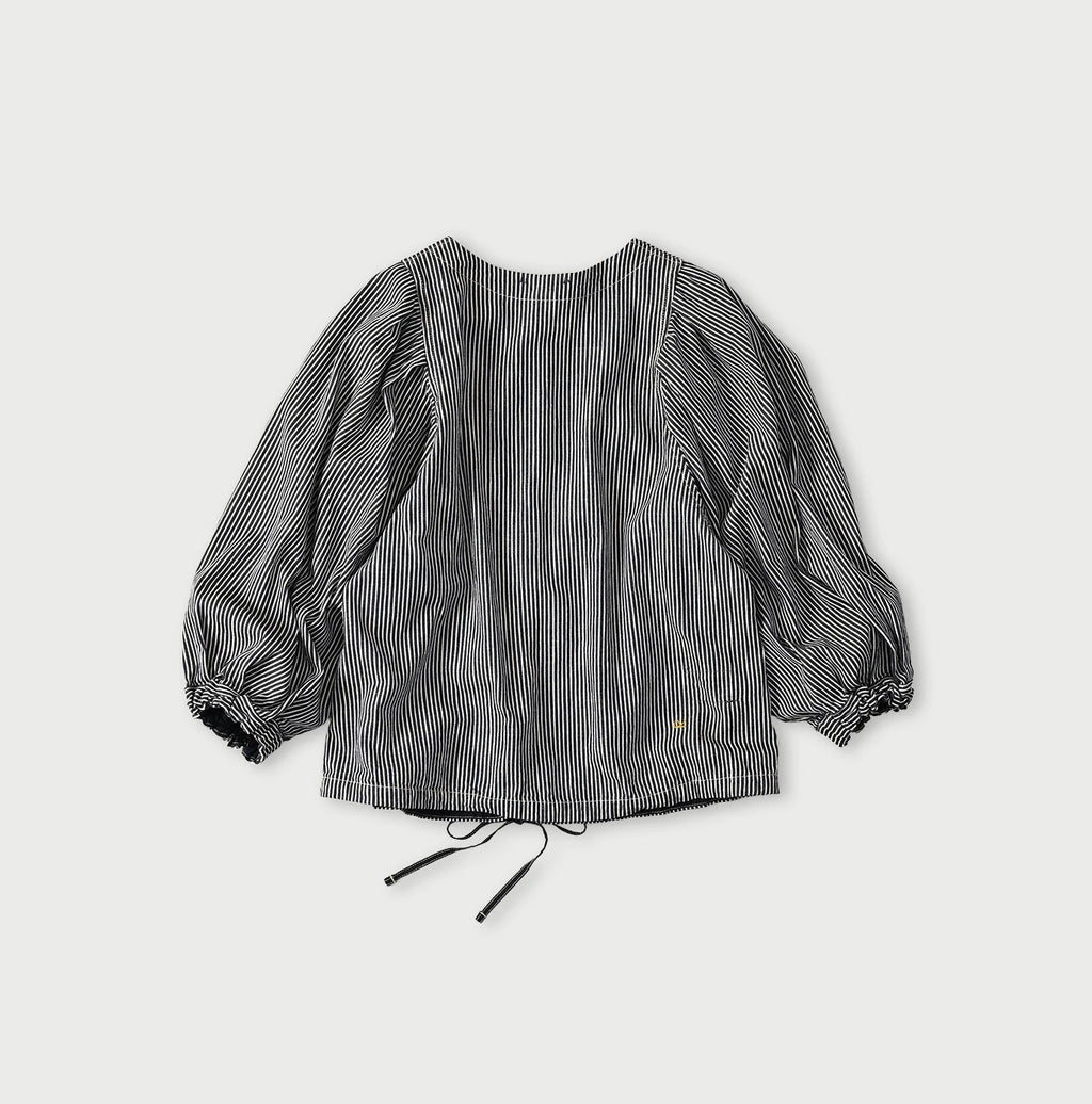 Komugi Denim Puff Blouse Nou