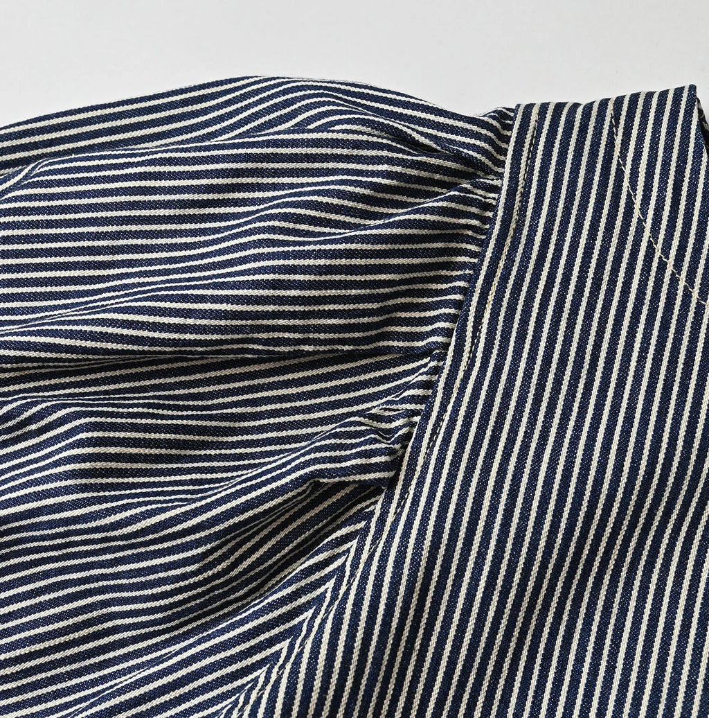Komugi Denim Puff Blouse Nou