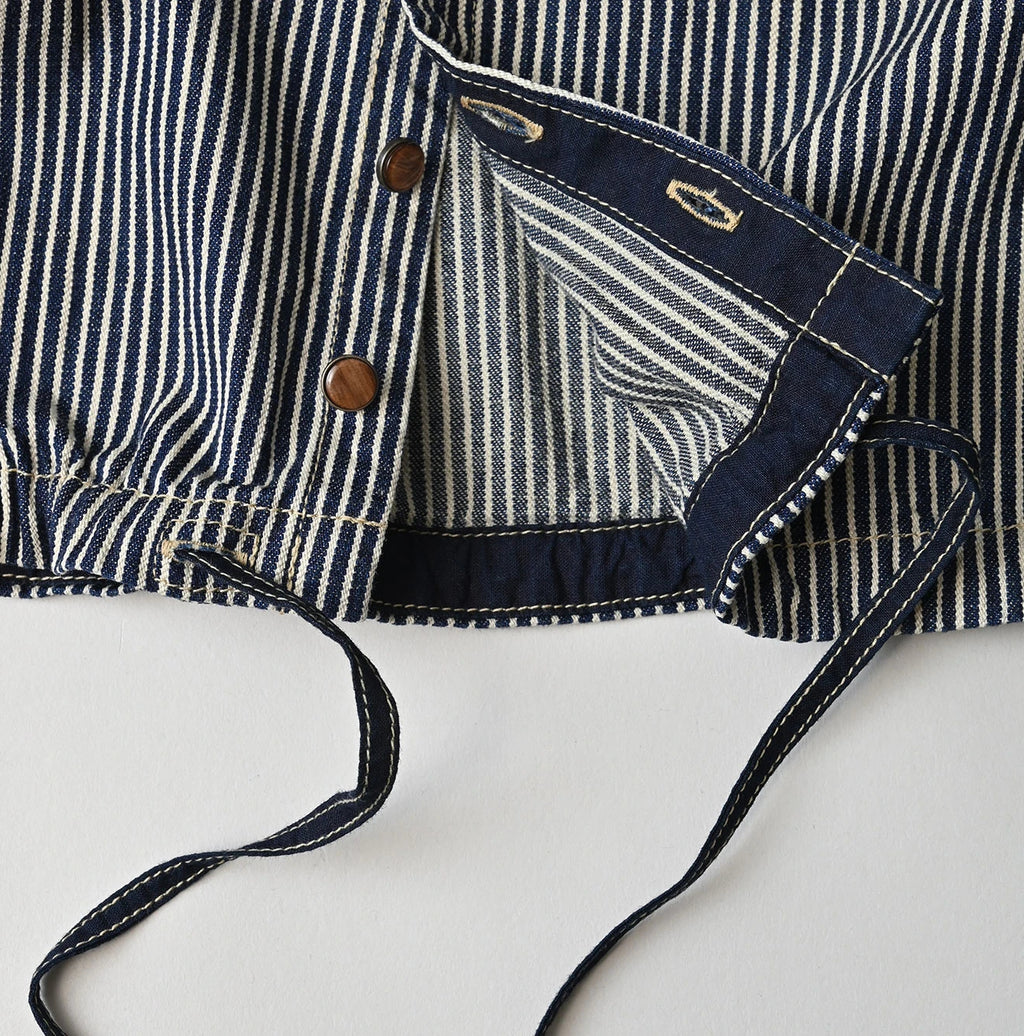 Komugi Denim Puff Blouse Nou