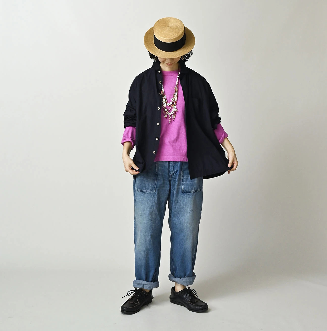 Indigo Compact Damp 908 Uma Shirt