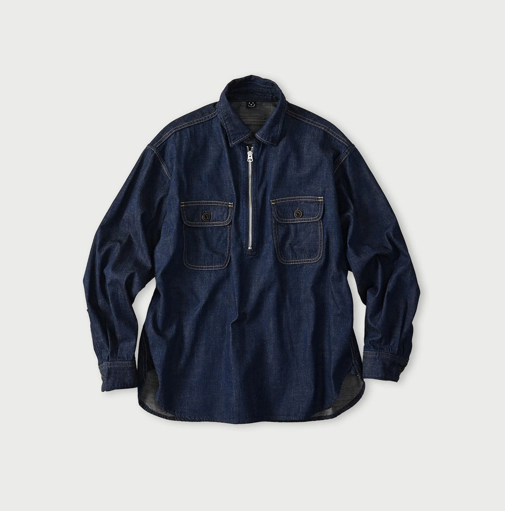 Komugi Denim 908 Yama Pull Shirt Nou
