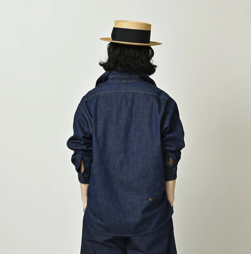 Komugi Denim 908 Yama Pull Shirt Nou