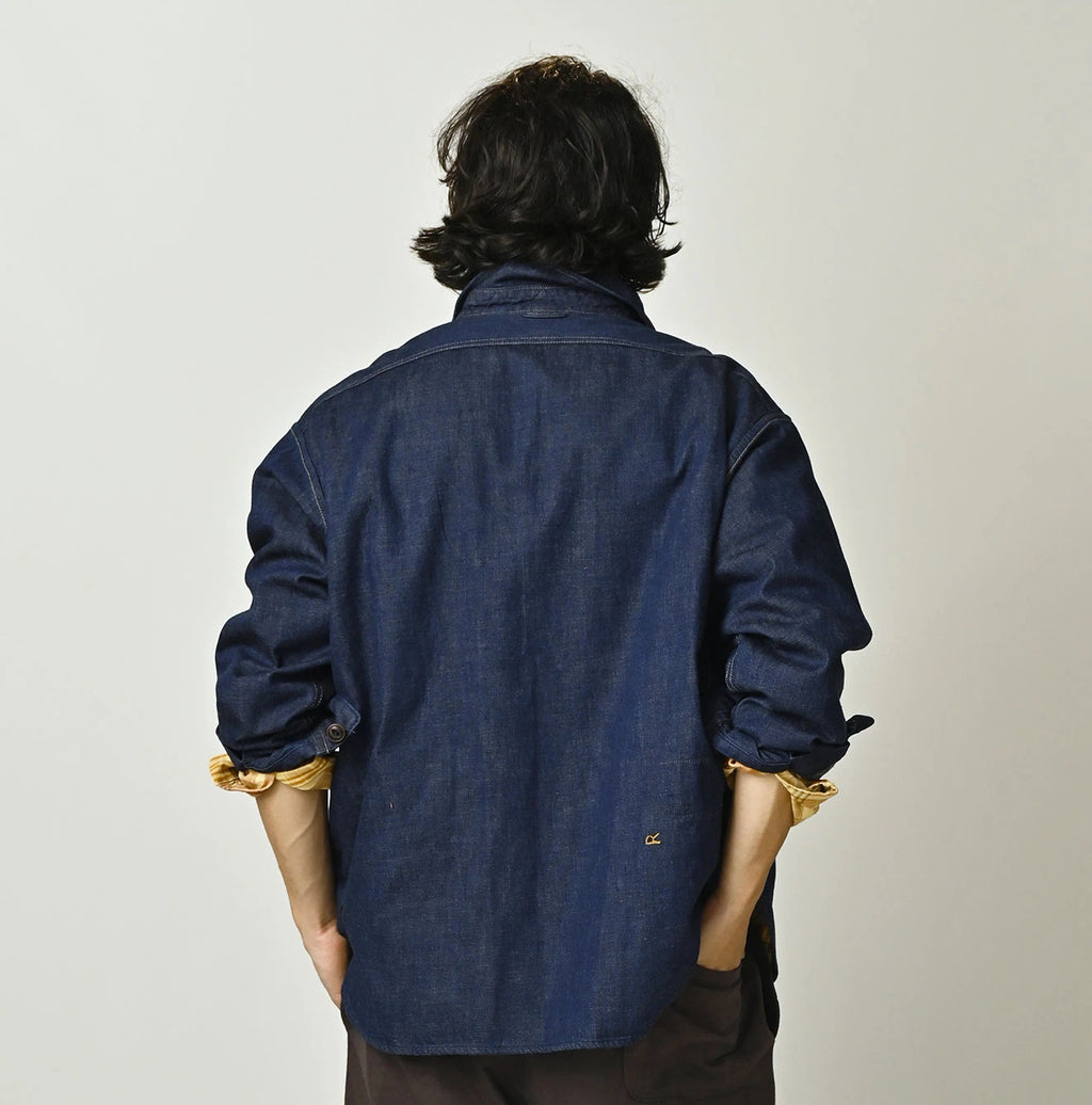 Komugi Denim 908 Yama Pull Shirt Nou