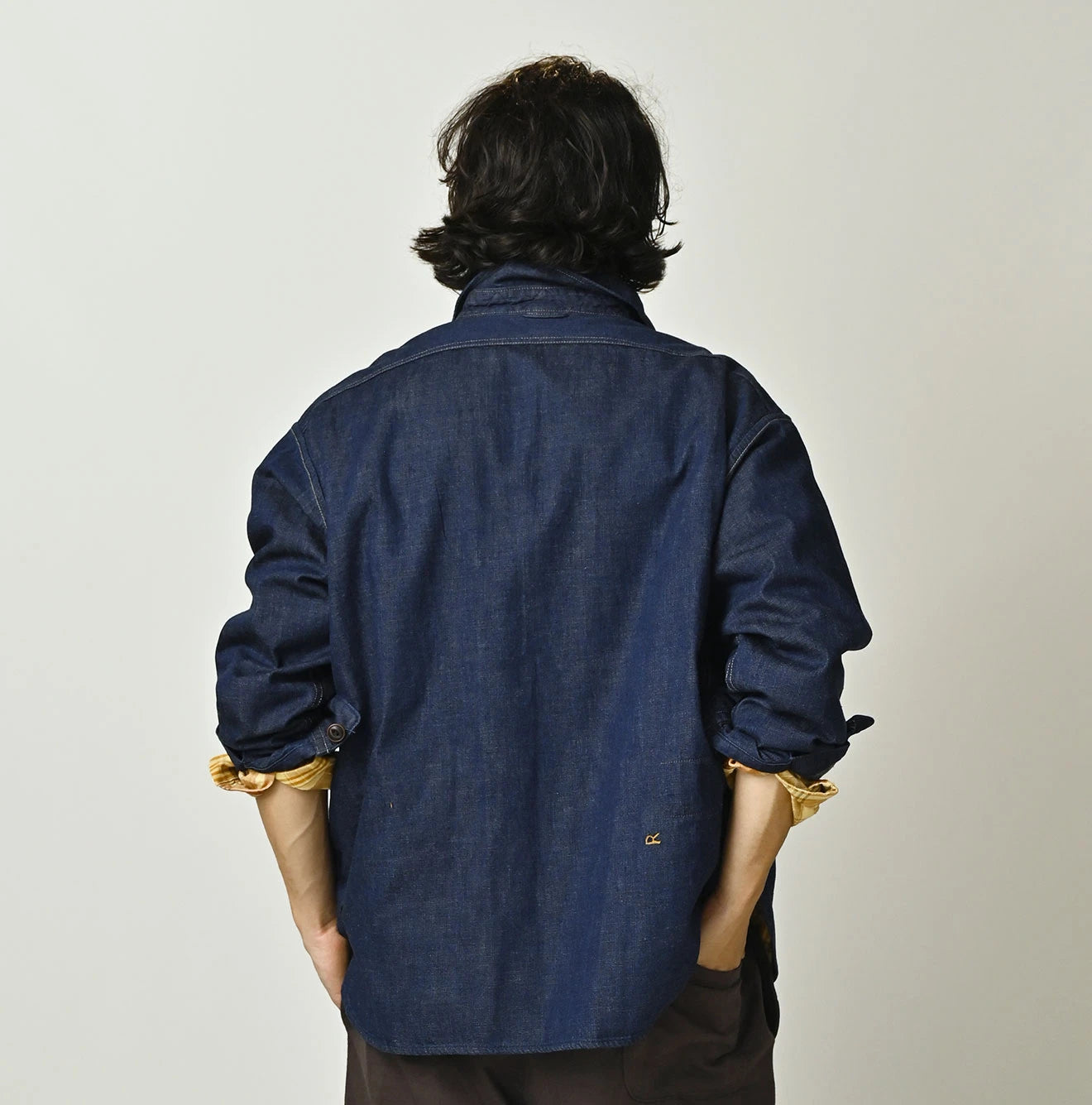 Komugi Denim 908 Yama Pull Shirt Nou