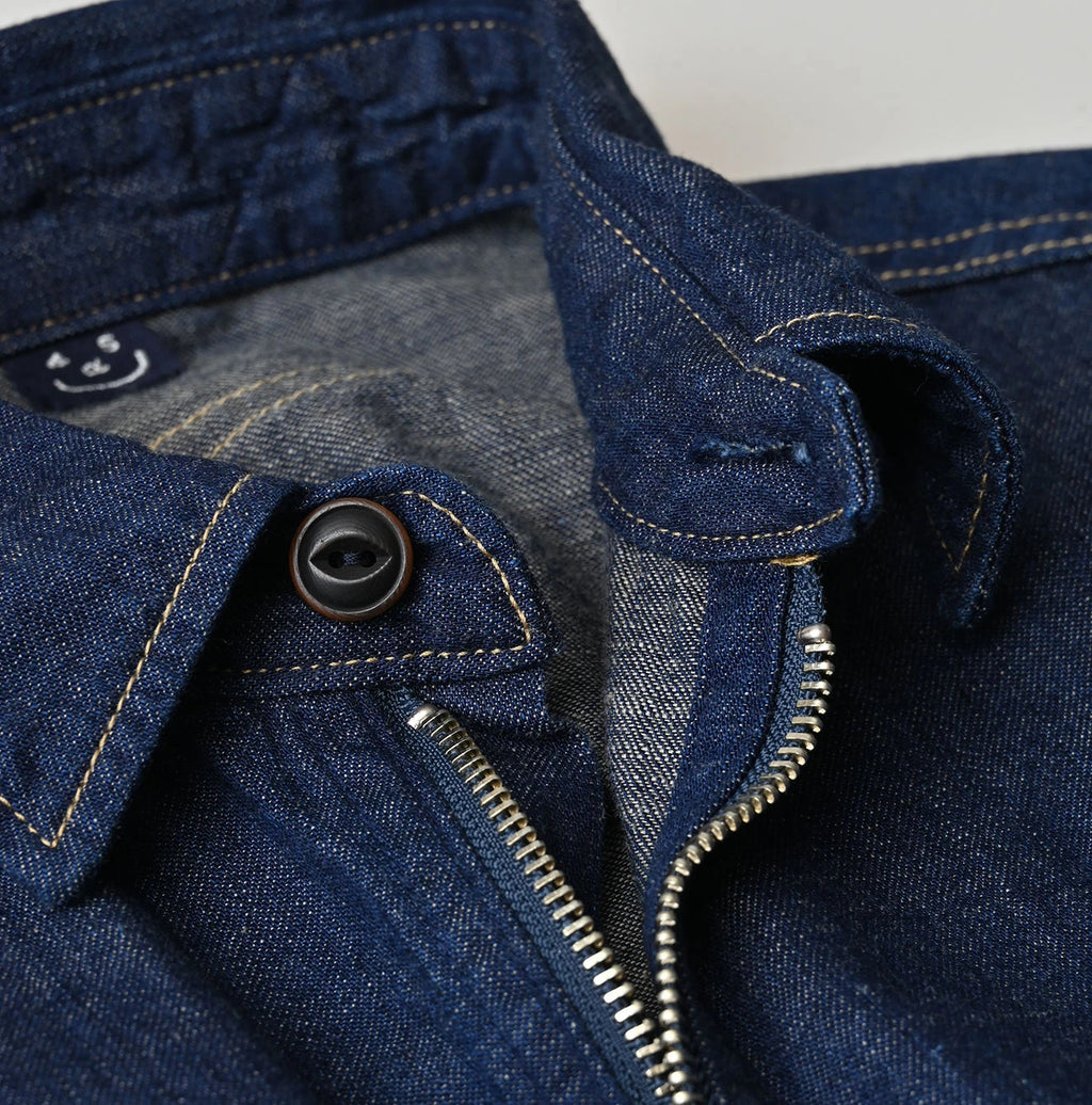 Komugi Denim 908 Yama Pull Shirt Nou