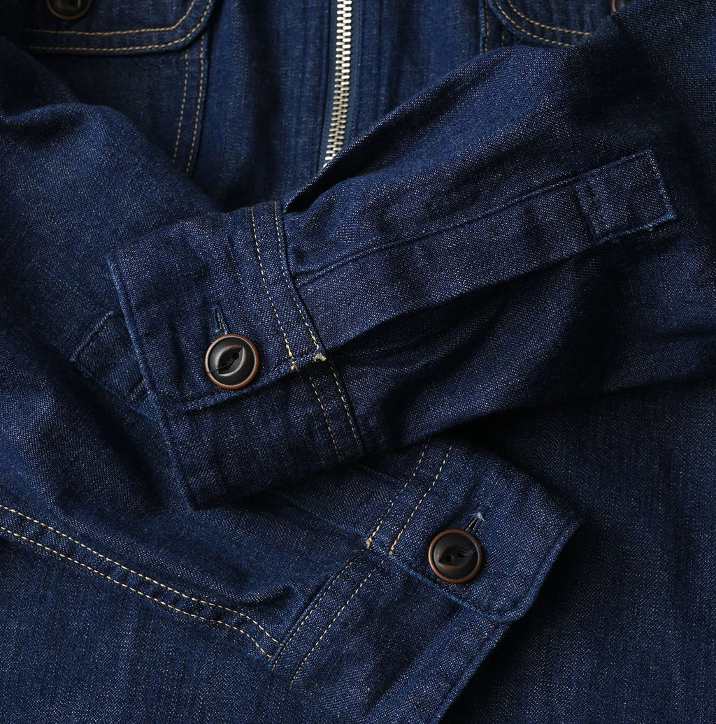 Komugi Denim 908 Yama Pull Shirt Nou