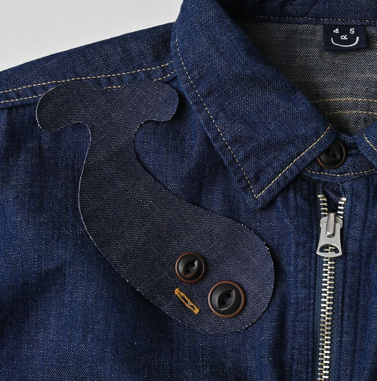 Komugi Denim 908 Yama Pull Shirt Nou