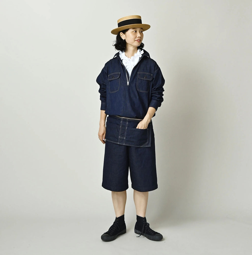 Komugi Denim 908 Yama Pull Shirt Nou