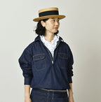 Komugi Denim 908 Yama Pull Shirt Nou