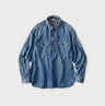 Komugi Denim 908 Yama Pull Shirt Distressed