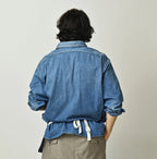 Komugi Denim 908 Yama Pull Shirt Distressed