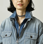 Komugi Denim 908 Yama Pull Shirt Distressed