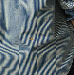Komugi Denim 908 Yama Pull Shirt Distressed